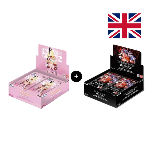 Bundle EB05 Heroines Edition Vol.2 + OP16 The Time of Battle - 2 Box da 24 Bustine - One Piece Card Game (ENG)