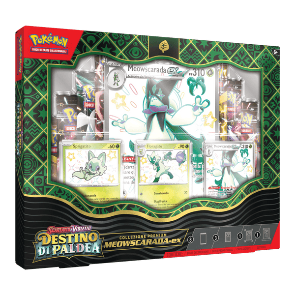 Collezione Premium Scarlatto e Violetto Destino di Paldea Meowscarada-ex (ITA)