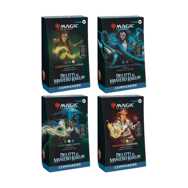 Bundle commander delitti al maniero Karlov in italiano per magic the gathering