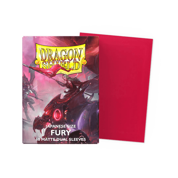 Small Japanese Dual Matte Fury (60 Bustine) Dragon Shield - nothangbutbands.com