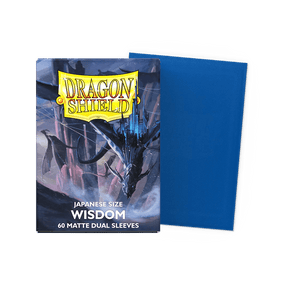 Small Japanese Matte Dual Wisdom (60 Bustine) Dragon Shield - nothangbutbands.com