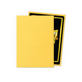 Standard Matte Yellow (100 Bustine) Dragon Shield - nothangbutbands.com