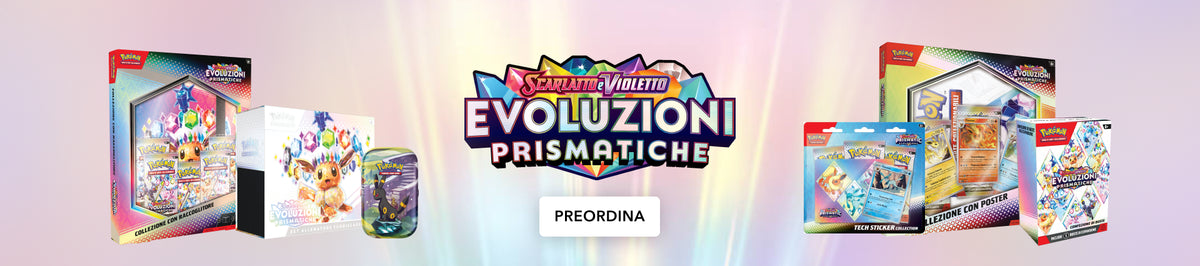 Immagine con i prodotti di evoluzioni prismatiche