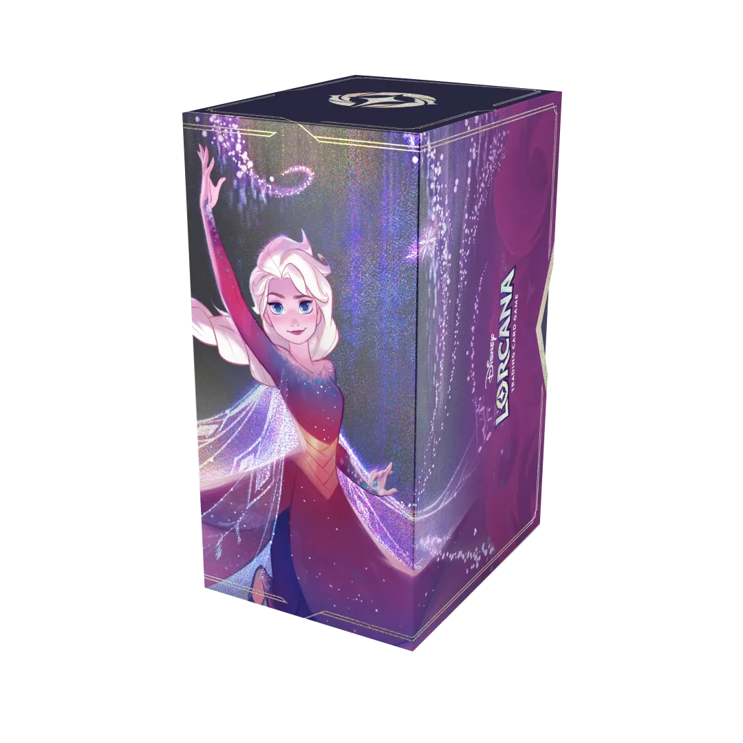 Gift Set Disney Lorcana Leggende inglese scatola regalo illustrata 5 bustine assortite divisori carte