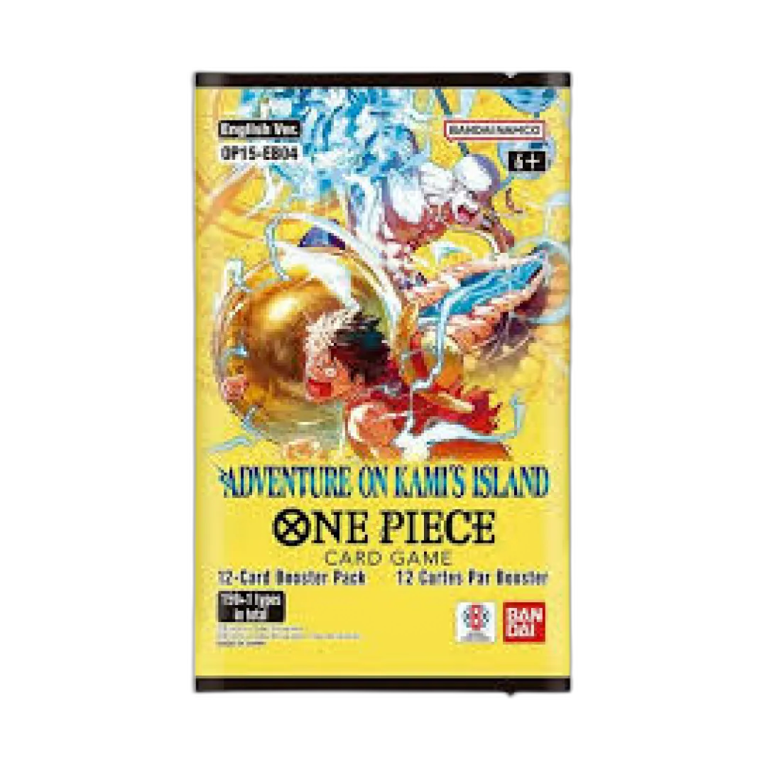 OP15 Adventure on Kami's Island EB04 – Booster Box aperto con bustine One Piece Card Game