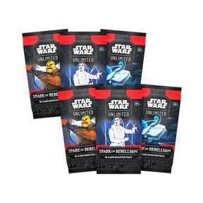 Star Wars: Unlimited Spark of Rebellion - Prerelease Box da 6 Buste (ENG) - nothangbutbands.com