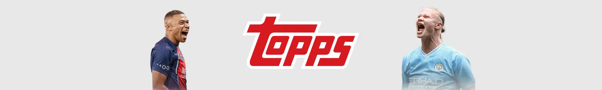carte collezionabili sportive  Topps con Erling Haaland e Mappè